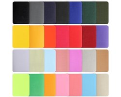 Kledingpatches - 26 stuks - Textielpatches - Denimpatches - Diverse katoenen kledingpatches - Strijkpatches voor kleding - Voor kledingreparatie - Zelfklevende textielapplicaties