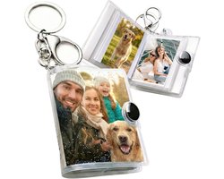 Ainy - Fotoalbum Liefde Sleutelhanger met sleutelringen | fotoboek | geluksbrenger | foto album insteekalbum | fotolijst | pasfoto lijstjes | foto auto sleutelhangers volwassenen & kinderen accessoires