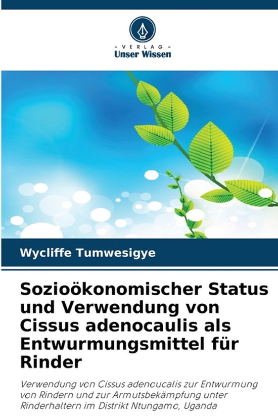 Sozioökonomischer Status und Verwendung von Cissus adenocau ... - cover