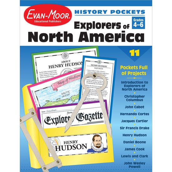 History Pockets, Explorers of North America - cover