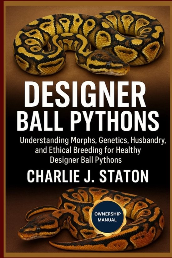 Designer Ball Pythons: Understanding Morphs, Genetics, Husbandry, and ...
