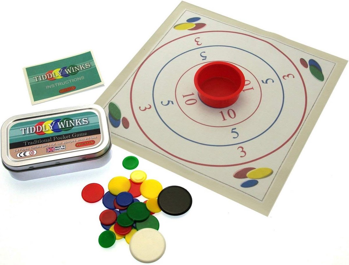 Tiddlywinks Klassiek Handzaam Reisspel