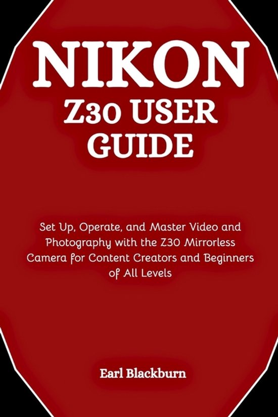 Nikon Z30 User Guide - cover