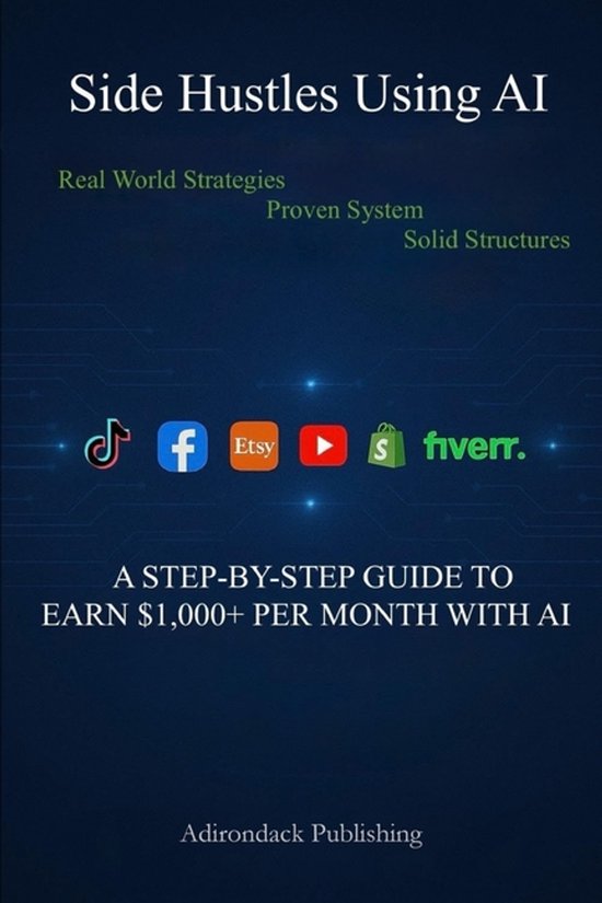 Side Hustles Using AI for Beginners Through Advanced- Side H ... - cover
