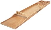 Cougar Dutch Shuffle Board Classic Sjoelbak Wedstrijd – 200 x 40 cm – Met 30 sjoelschijven – Holgedraaid - Wedstrijdformaat – Voor recreatief gebruik – Hout