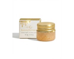 HG Aesthetics Honeylicious Lip Scrub met Honing - Honingraat Lippenbalsem & Exfoliator - Hydraterende Lipverzorging voor Zijdezachte, Gladde & Stralende Lippen - Lipgloss Effect - Perfect Kerstcadeau voor Haar - (20 ml) - cadeautje vrouw