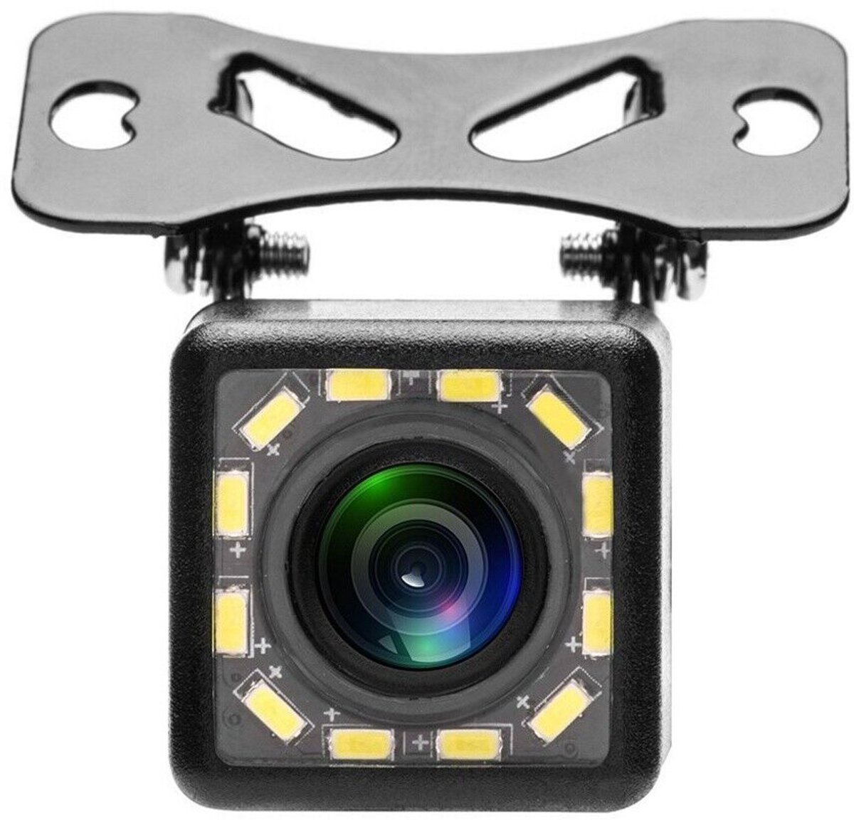 ESSGOO Achteruitrijcamera - Universeel RCA - 12 LED Nachtzicht - IP68 Waterdicht - Achteruitrij Camera Auto