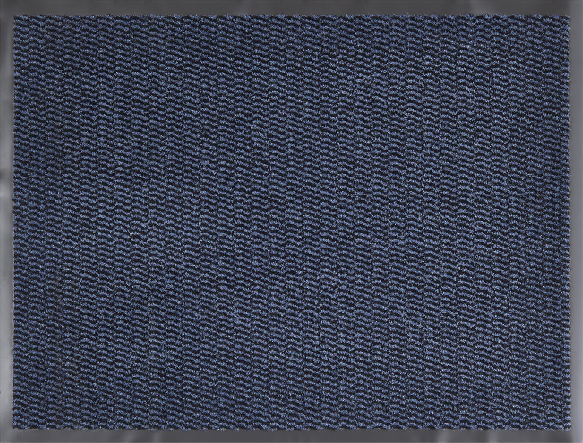 Unyqoos Stijlvolle en Deurmat met Chevron-Patroon voor Elke Ingang donkerblauw