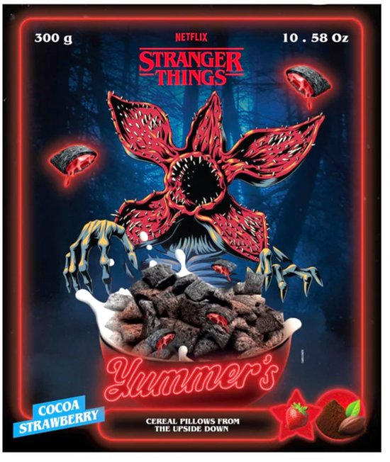 Stranger Things Yummer's Chocolade Aardbei ontbijtgranen 300g