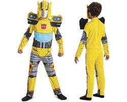 Bumblebee Kids Kostuum - Officieel Gelicentieerd Transformers Outfit voor Jongens en Meisjes - Maat M (7-8 jaar) - Comfortabel en Gedetailleerd Design voor Halloween en Feestjes