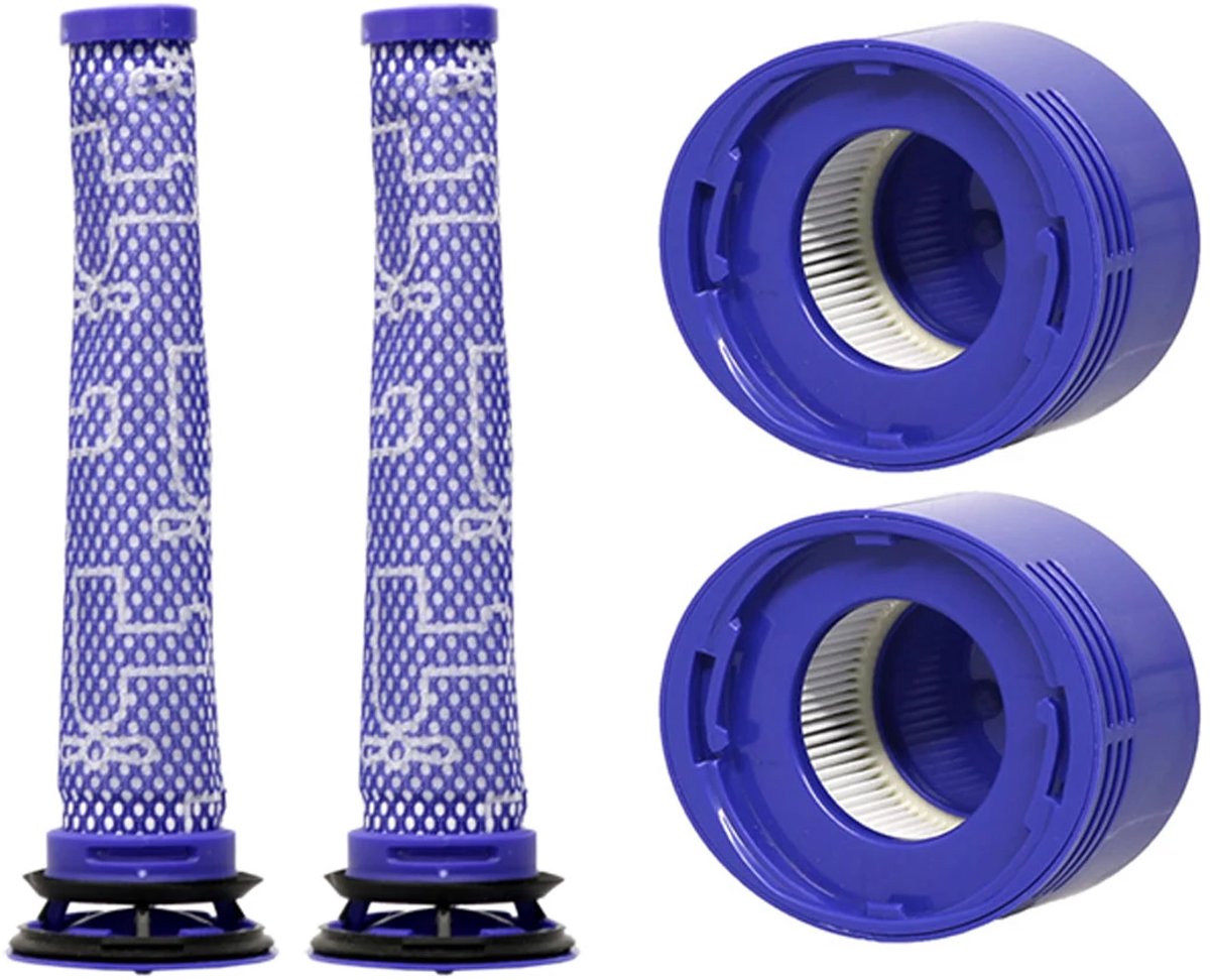 Propex Parts Stofzuigerfilter - Geschikt voor Dyson V7 / V8 - 965661-01 & 967478-01 filterset - Eenvoudige installatie en onderhoud - 2 stuks