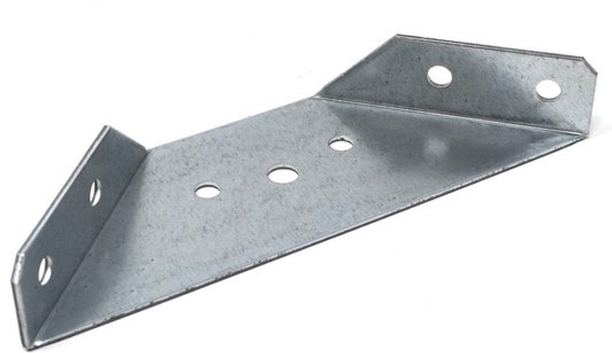 4 x Hoekverbindingen - Hoekbeslag - Driehoekig - Verzinkt Staal - 2 mm
