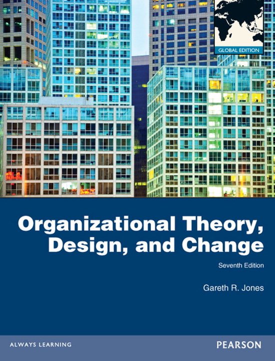 Organizational Theory, Design, and Change - cover