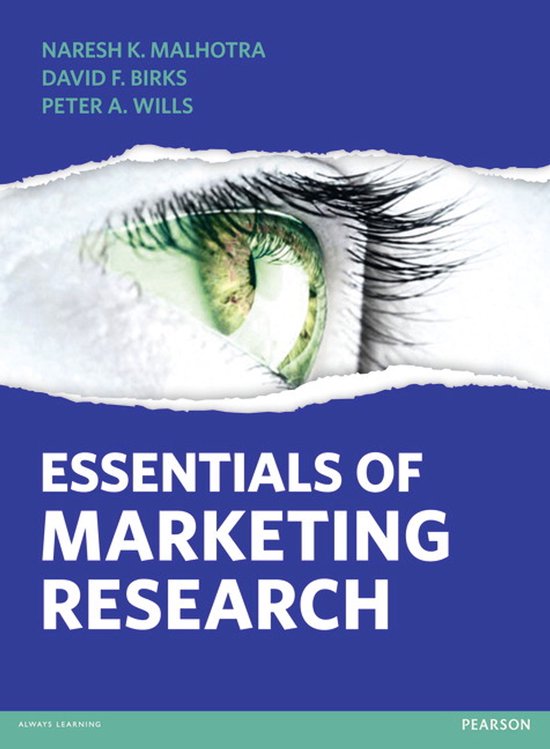 Essentials Of Marketing Research - cover