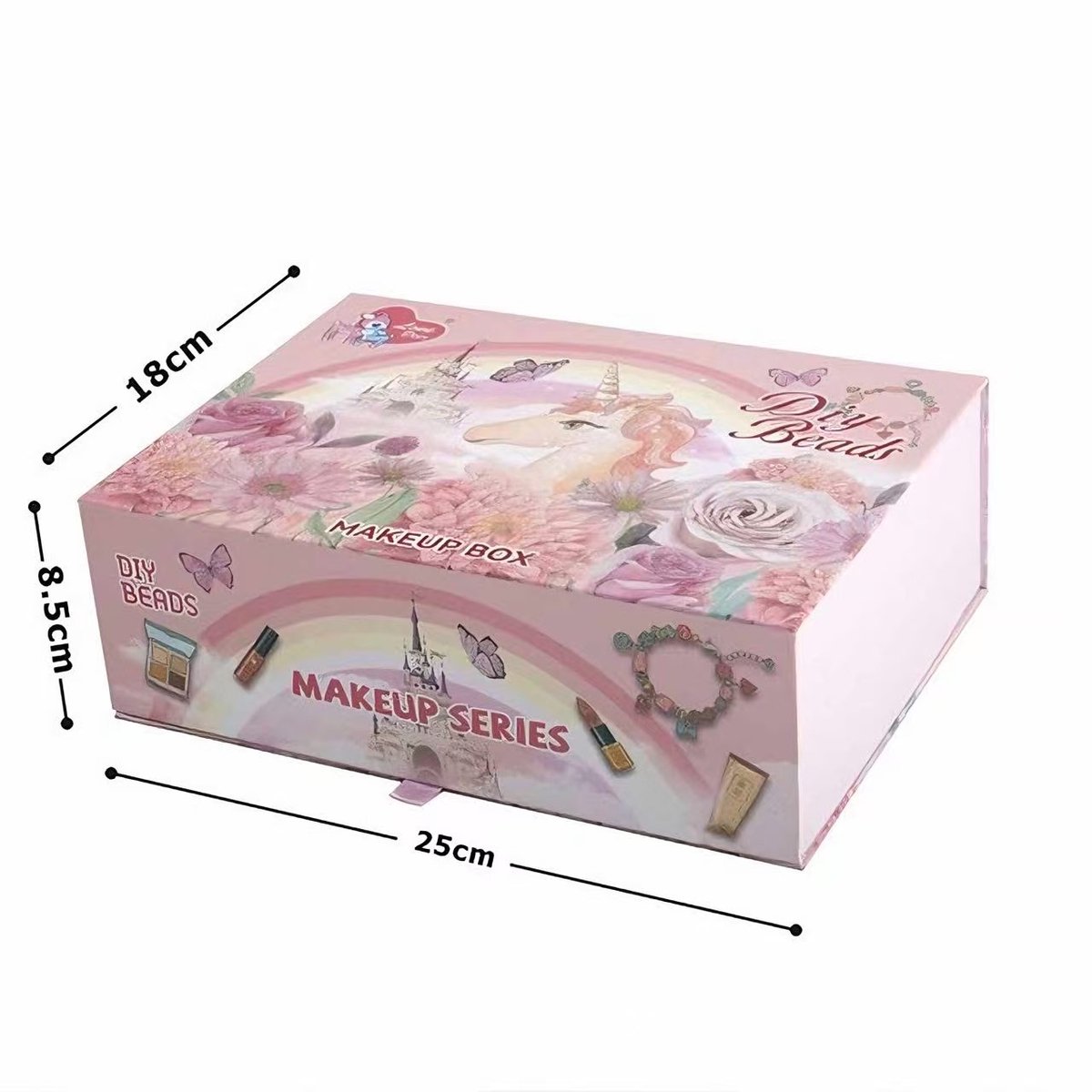 Meedeer 3 In 1 Make-upset voor kinderen-kinder make up meisje-make up kinderen set meisjes-veilige en niet-giftige cosmetica-speelgoedset, meisjes, kerstcadeau, verjaardag, 4,5,6,7...12 jaar — afbeelding 4