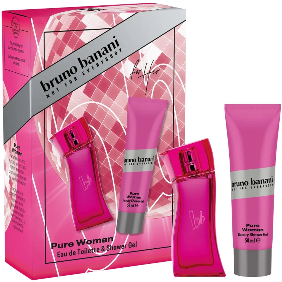 Bruno banani Pure Woman Gift Set Edt 30 Ml And Beauty showergel 50 Ml