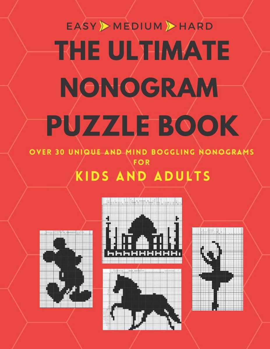 Nonogram Puzzelboek: Logische Grid Puzzels voor Beginners en Gevorderden (Inclusief Oplossingen)