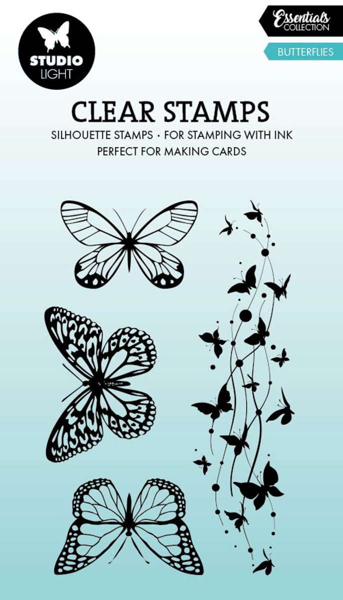 Clear stamps Butterflies - Essentials nr. 915