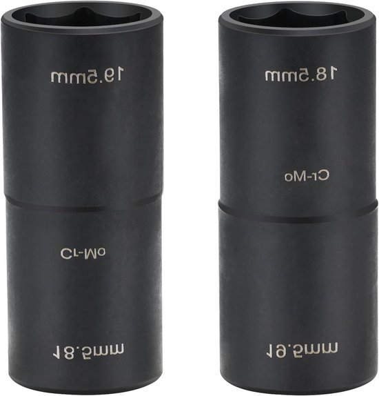 18,5 mm & 19,5 mm Dopsleutelset voor Bandenwissel - 1/2 Inch Dubbele