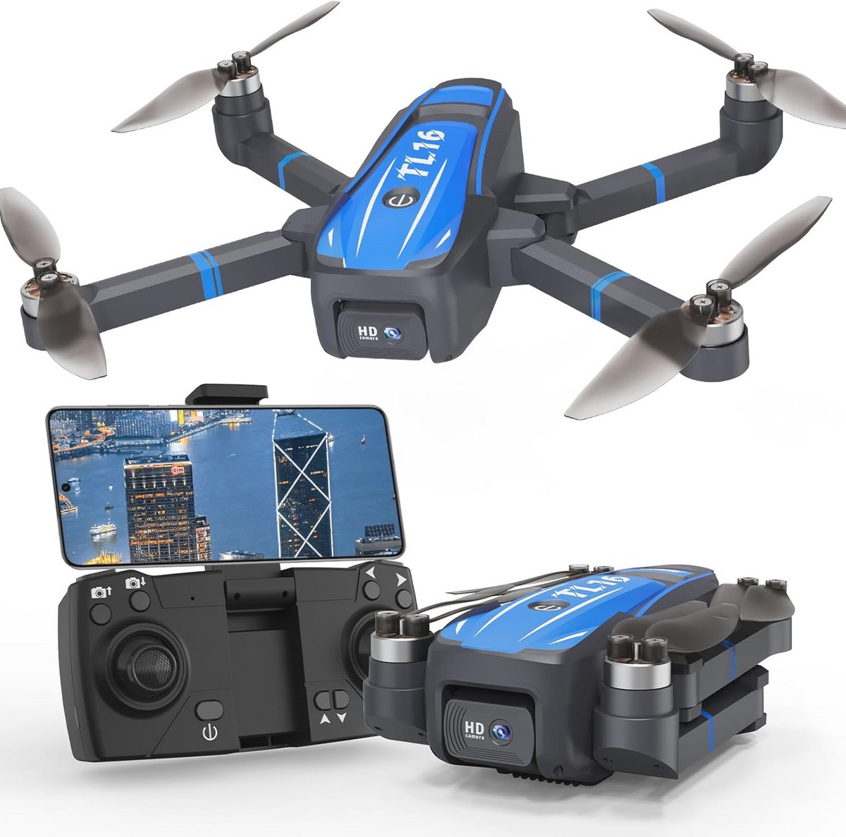 Mini-drone met 1080P camera en opvouwbare RC-quadcopter