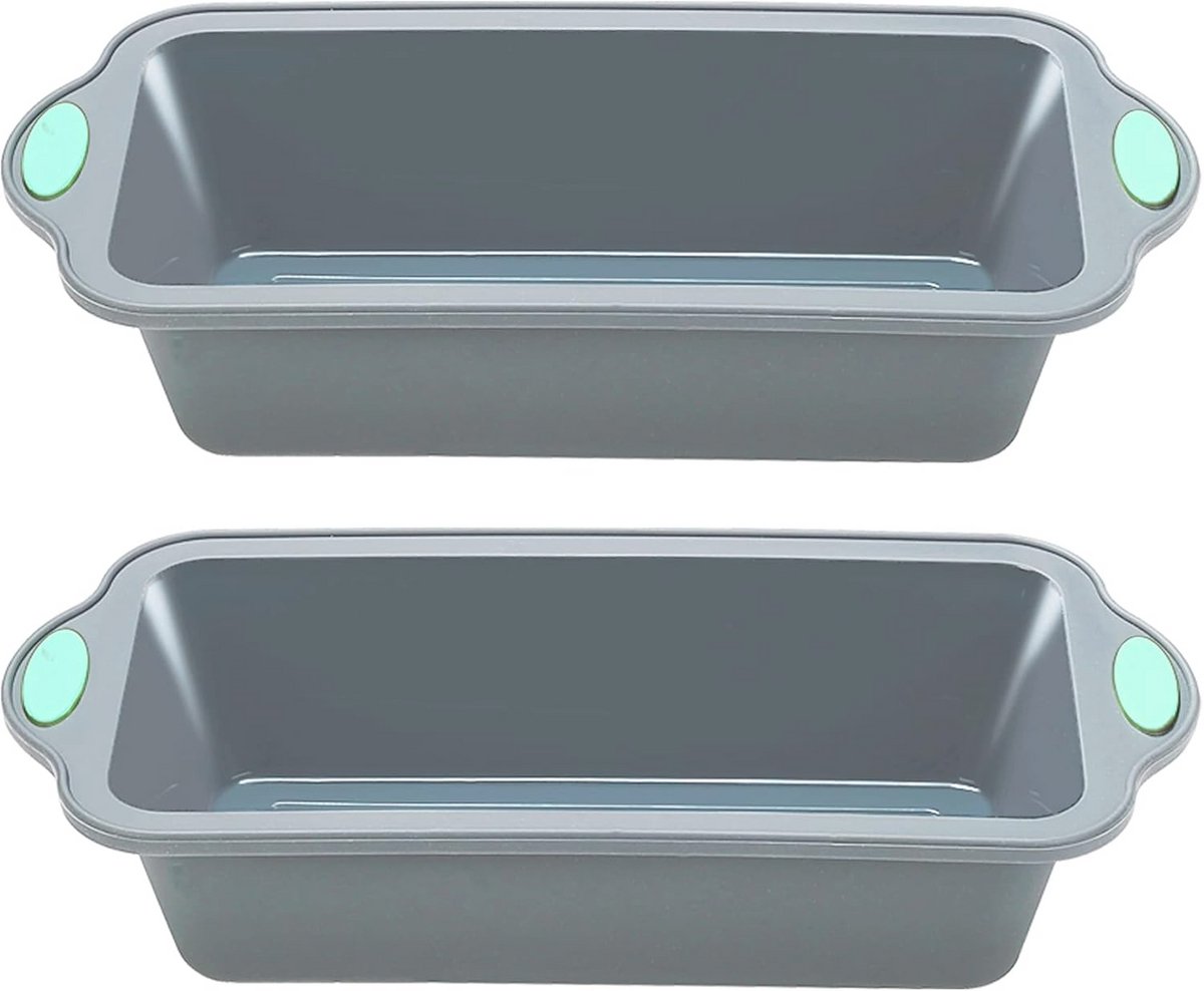 Siliconen Brood- en Cakevorm 9 Inch - 2 Stuks Vast en Flexibel Niet-Stick Bakgerei
