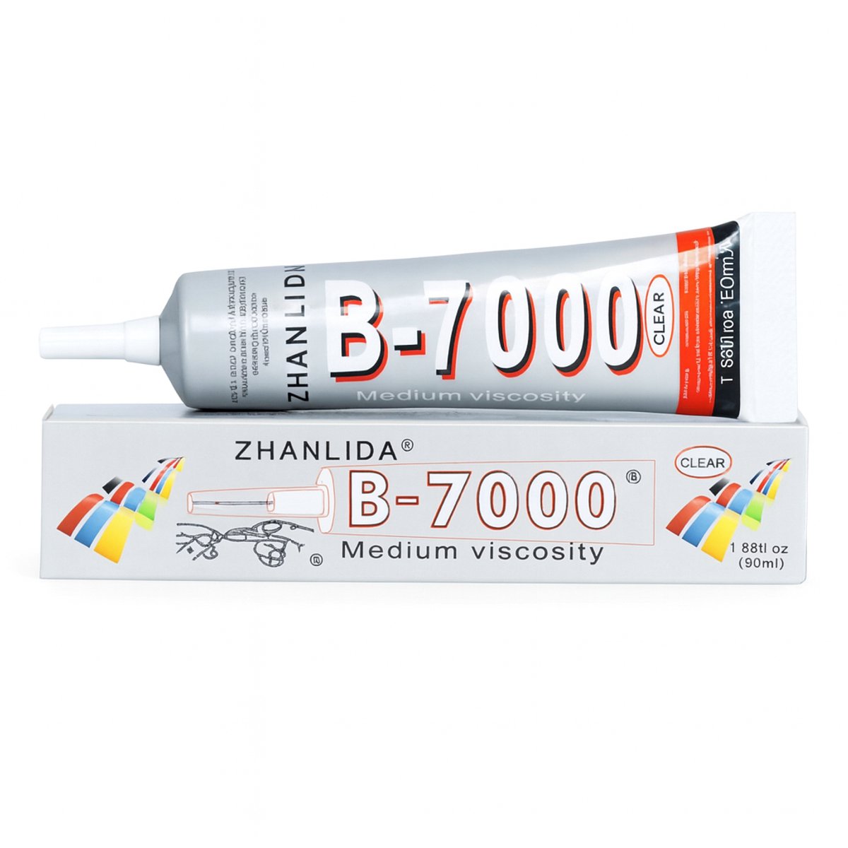 110ml B-7000 Lijm Transparant – Sterke voor Smartphone, Tablet, Sieraden & hobbyprojecten