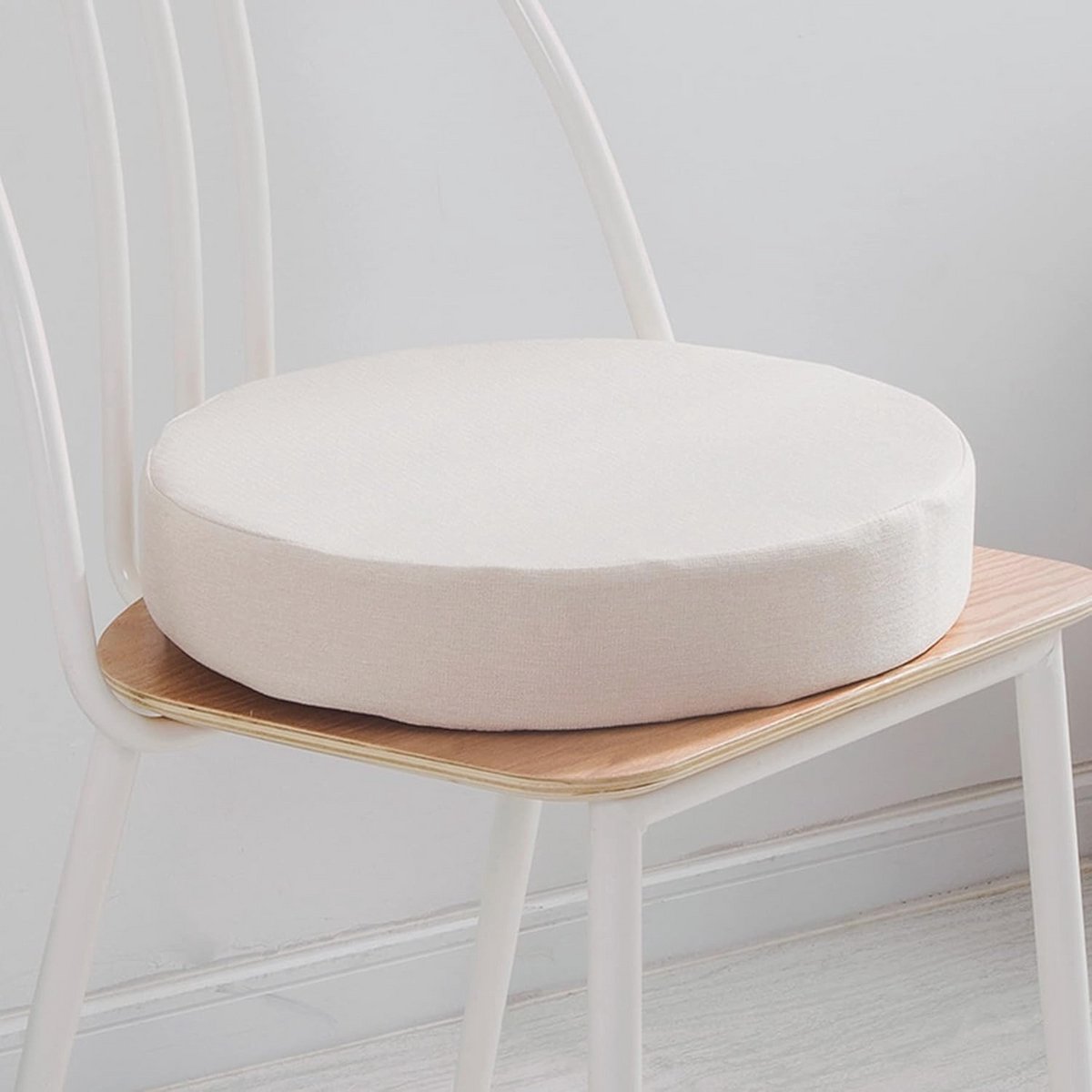 Zitkussens voor Eetstoelen en Tuinstoelen - Comfortabel en Stijlvol, 40x40x8cm, Wit