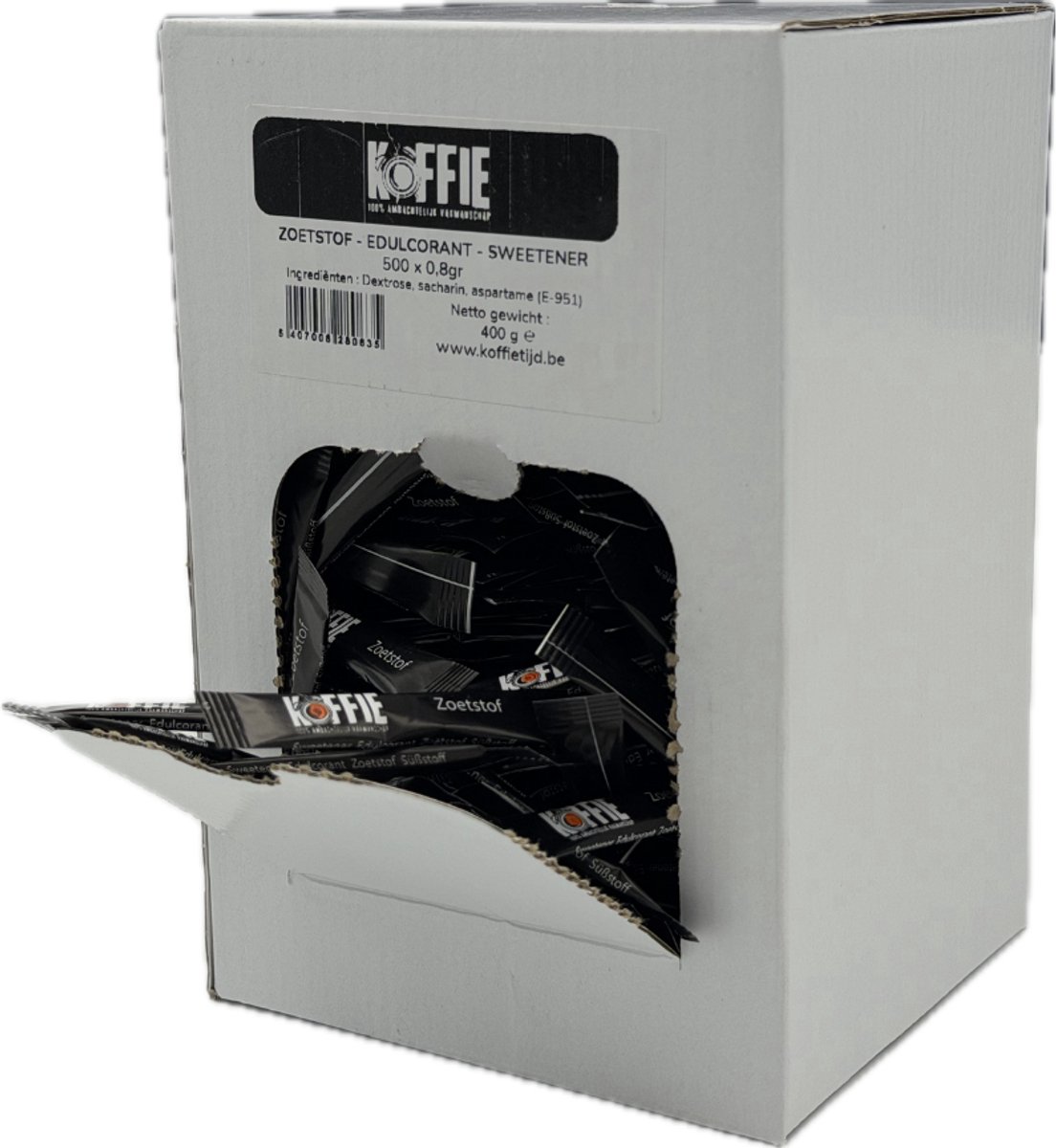 koffietijd Zoetstof sticks 500 x 0.8g