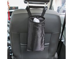 Oneay 1 Pack - Autovuilniszakken, wasbaar, ophangbaar ontwerp, uitneembare bak, geschikt voor auto's, reizen en buitenactiviteiten; kan aan de achterkant van de autostoel worden gehangen.