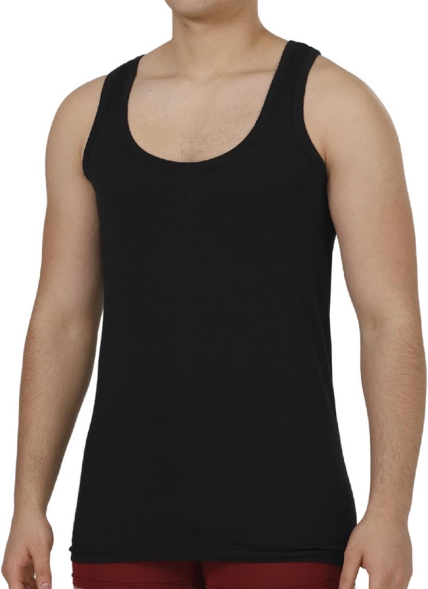 Set van 3 Ultra Soft Katoenen Singlet Vesten voor Mannen - Ondergoed Kleding