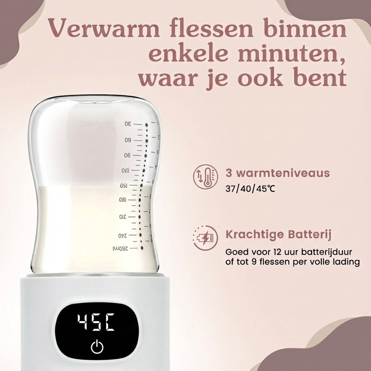 Philips 3Babies® Flessenwarmer - Draagbaar & USB Oplaadbaar thumbnail 6