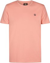 Petrol Industries T-Shirts Heren - Ronde Hals - Korte Mouwen - 100% Katoen - Met Logo - Basis Shirt - Herenkleding - Rood - Maat L