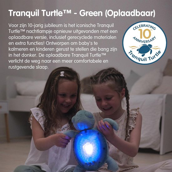 Nachtlampje met Oceaanprojector en Geluiden voor Kinderen - Rustgevende Slaapbegeleiding van Merkloos — afbeelding 3