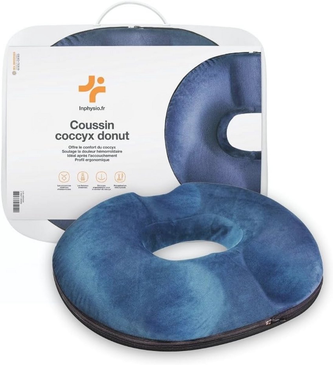 Ergonomisch Donutkussen voor Comfortabel Zitten - Stuitkussen, Orthopedisch Kussen en Aambeienkussen