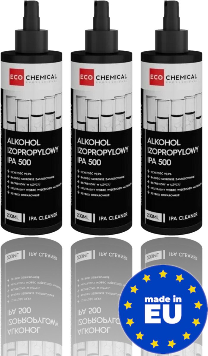 IPA Reiniger 200ml 3st Camera Lens Fotografie - Isopropyl Alcohol Camerareiniging