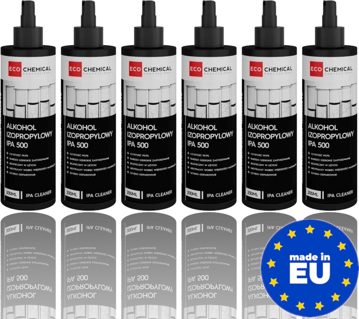 IPA Reiniger 200ml 6st Zakelijk Elektronica - Professionele Isopropyl Alcohol Set