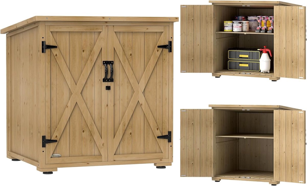 Tuinkast - Tuinkist - Tuinkasten voor Buiten - Tuinberging - Hout - Bruin