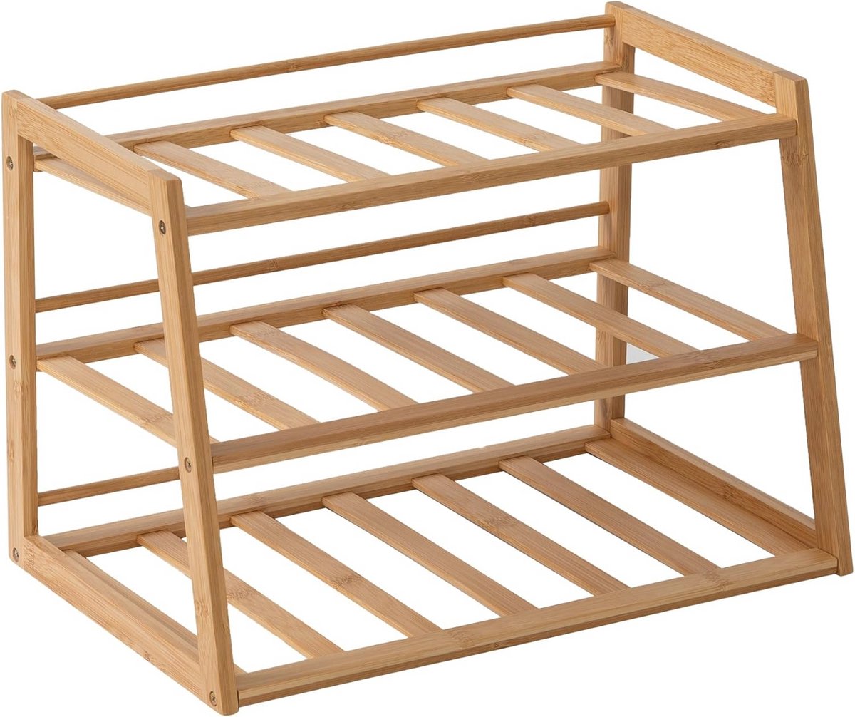 3-Tier Bamboe Waterfles Organizer voor Kast of Pantry