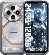 Blackview FORT 2 - AI Robuuste Smartphone - 24 GB RAM - 128 GB ROM - 6,56 inch MTK G81 - Robuuste telefoon - Android 15 - GPS IP69K OTG NFC Gemini AI - WIT