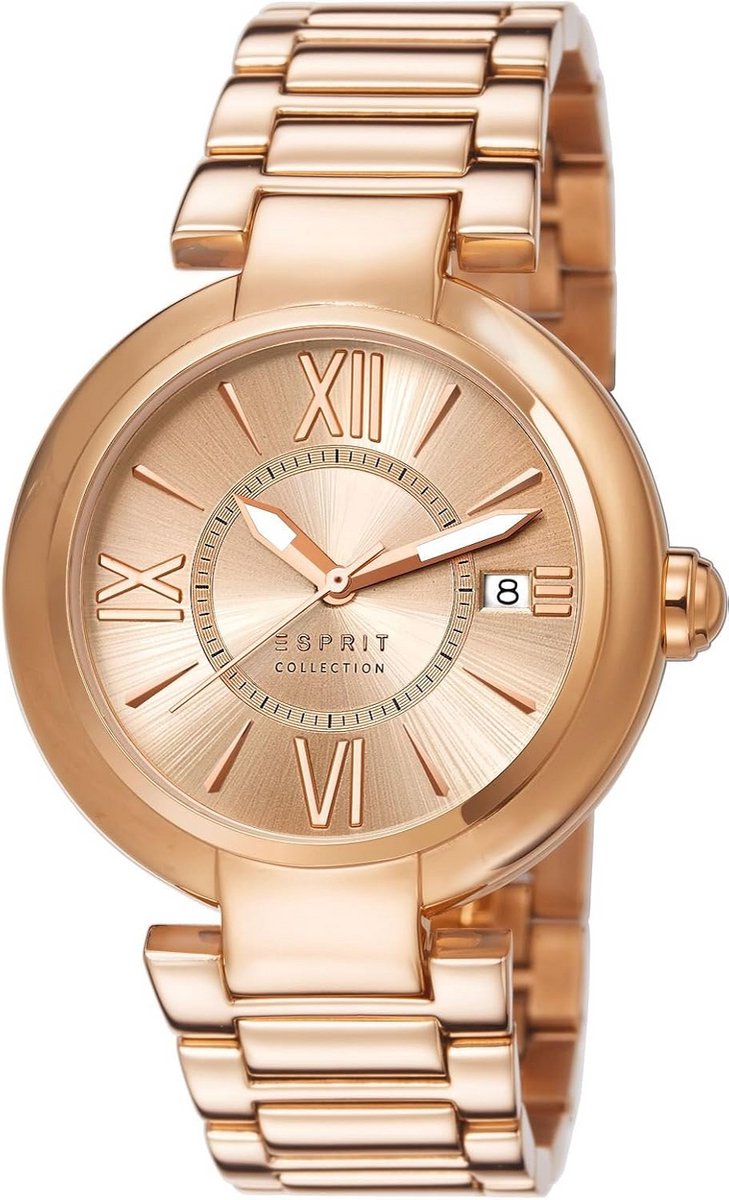 Esprit dameshorloge Aletheia zwart roestvrijstaal EL102012F06