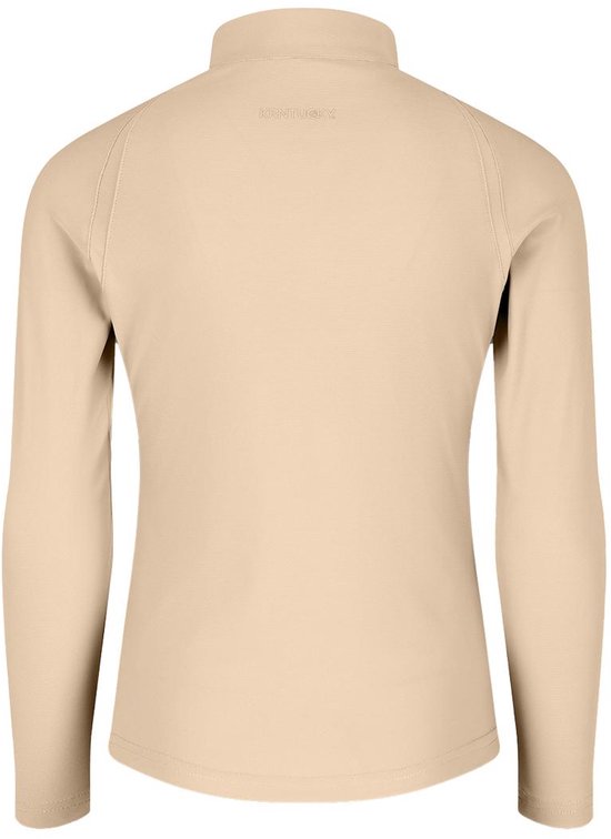 Kentucky Horsewear - Chemise d'équitation Madrid - Chemise d'entraînement pour fille - Manches longues - Beige - Taille 150