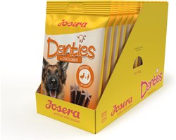 Josera Denties Duck & Carrot Premium Kauwsnoepjes voor Honden, Gedroogde Eendenborst en Verse Wortels, 13 x 180 g