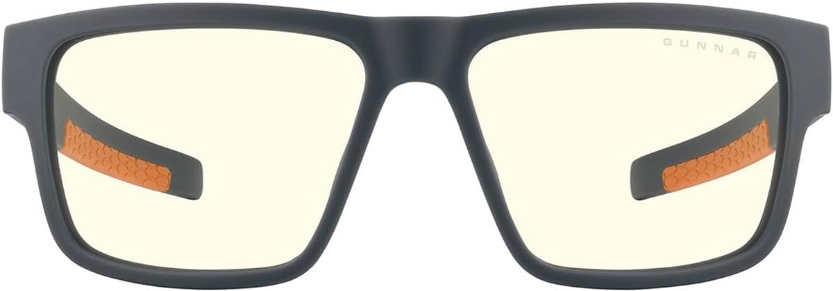 Gaming en Computerbril met Blauw Licht Filter Grijs Montuur Transparante Glazen