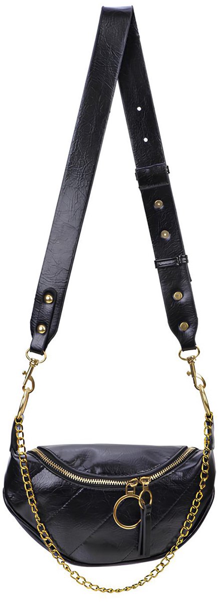Eko, Bananentas met ketting Zinnia model, Zwart