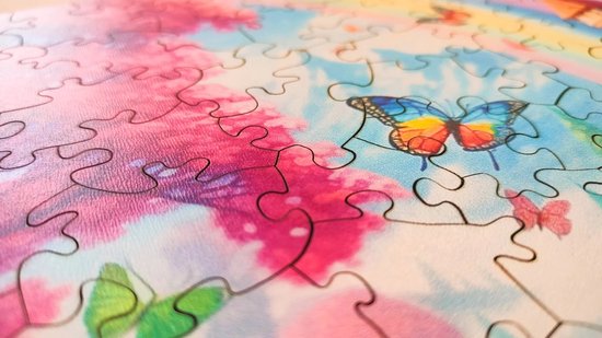 Milliwood - GA226 Houten Puzzel M Kasteel | 3D Puzzels bouwpakket | Hobby Speelgoed voor kinderen & volwassenen | Wanddecoratie Woonkamer | 150 stukjes 34x22.5cm | In luxe geschenkdoos