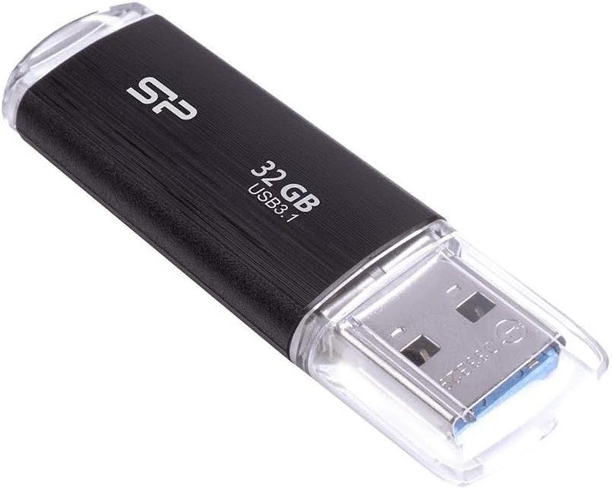 Snelle 32GB USB 3.0 Flash Drive Zwart Geheugenstick