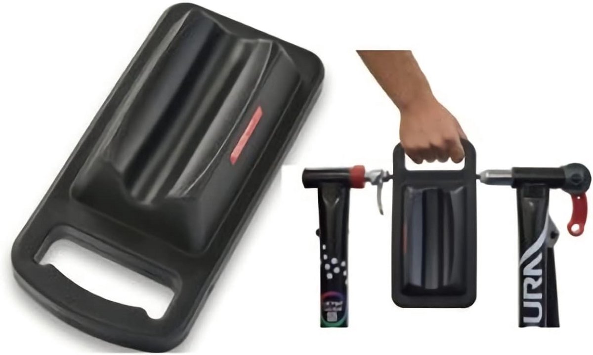 Riser Blok voor Fiets Thuistrainer - Zwart