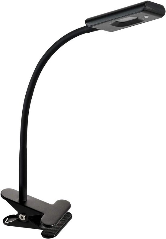 Bureaulamp MAUL Study tafelklem excl.LED lamp E27 zilver