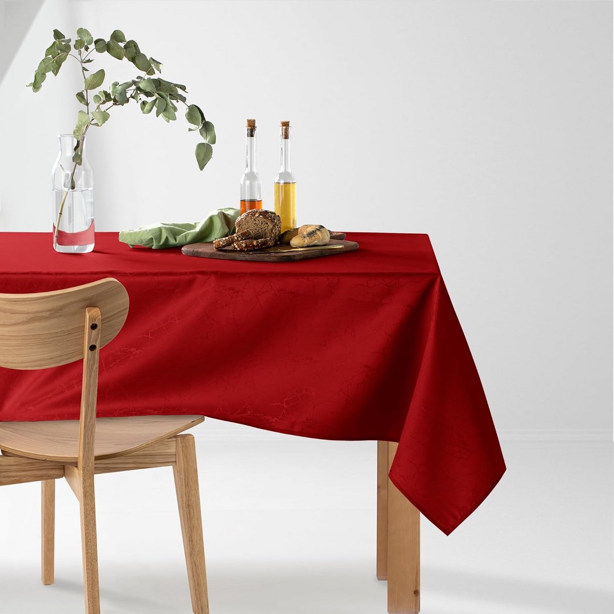 Ronde Tafelkleed 150x150 cm - Marmer Patroon - Wasbaar Binnen & Buiten