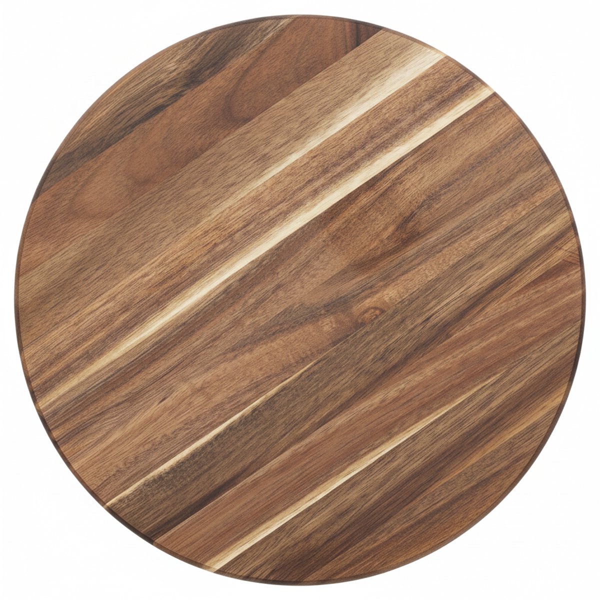 Draaiplateau Serveerplank Acacia hout – Draaischijf – XL – Ø50CM — cadeau in Kookcadeaus - foto 2